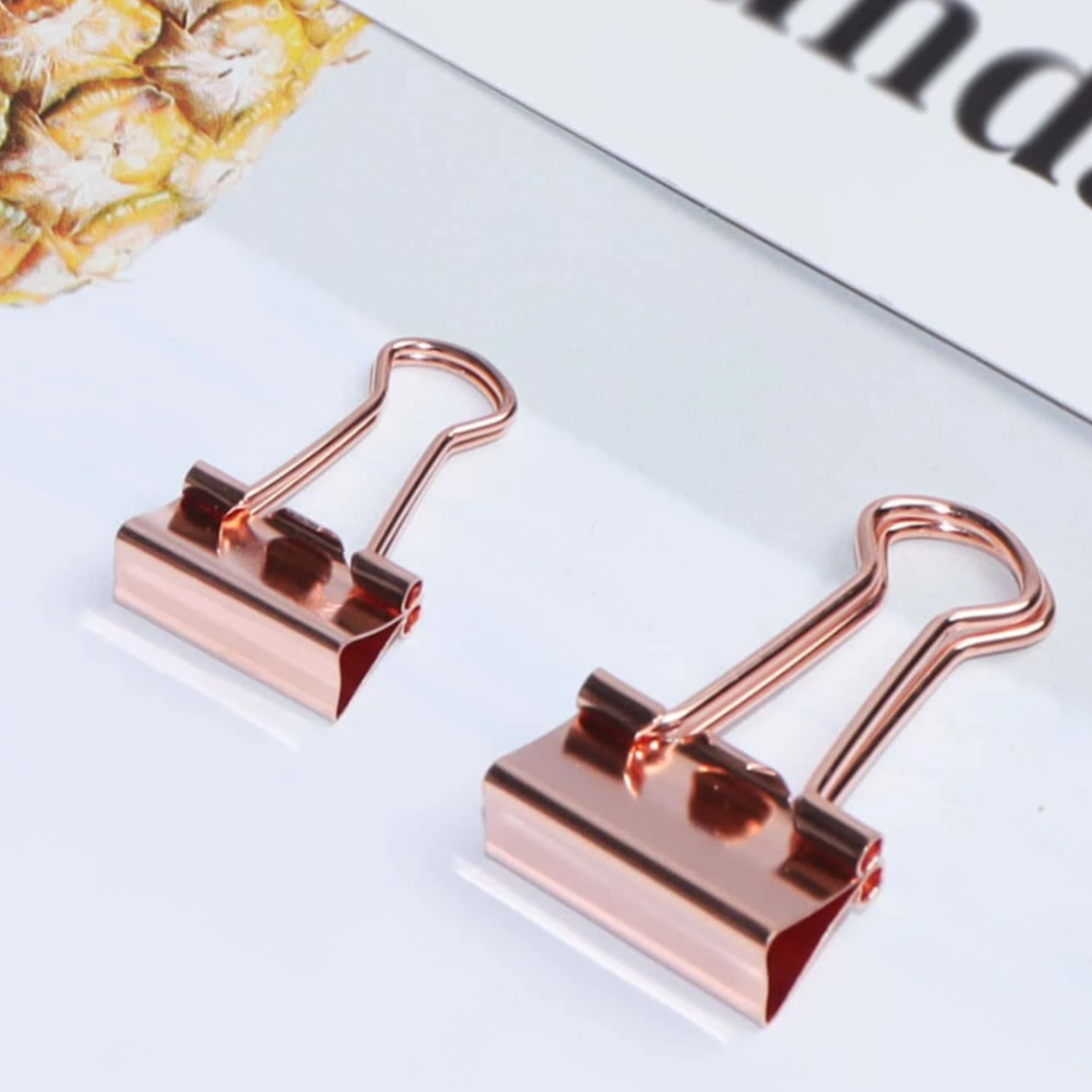 Rose Gold desk accessories Pins & Clips