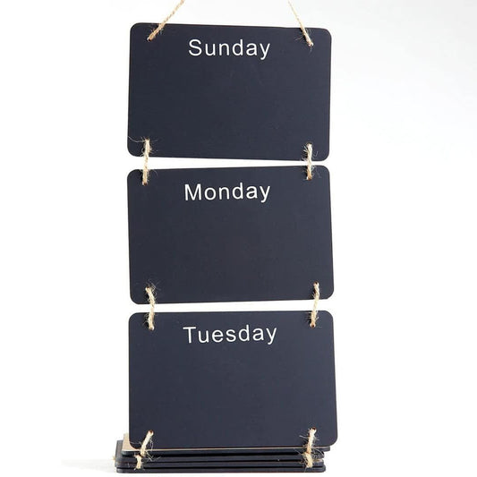 Hanging Wooden Week Planner