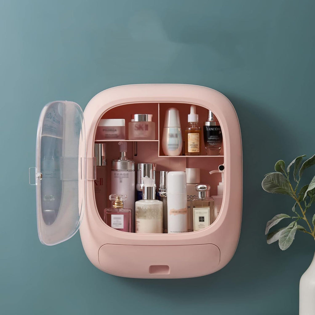 Wall-Mounted Makeup Storage Organizer