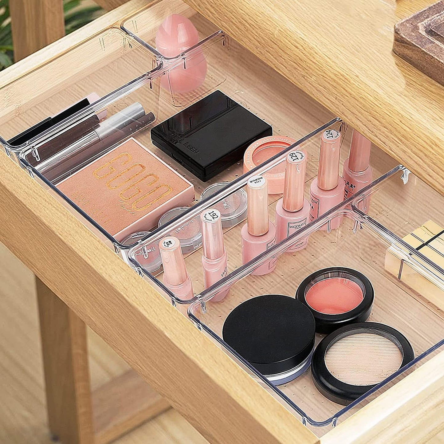 8 pcs drawer organizers