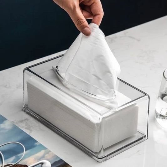 Transparent Tissue box