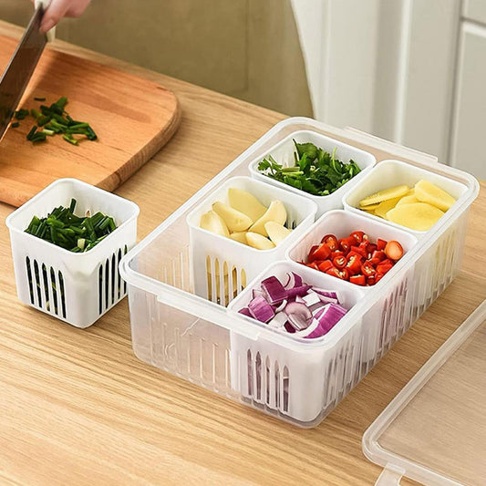 Food Storage Containers With Lid 6 in 1