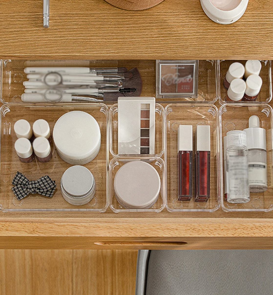 8 pcs drawer organizers