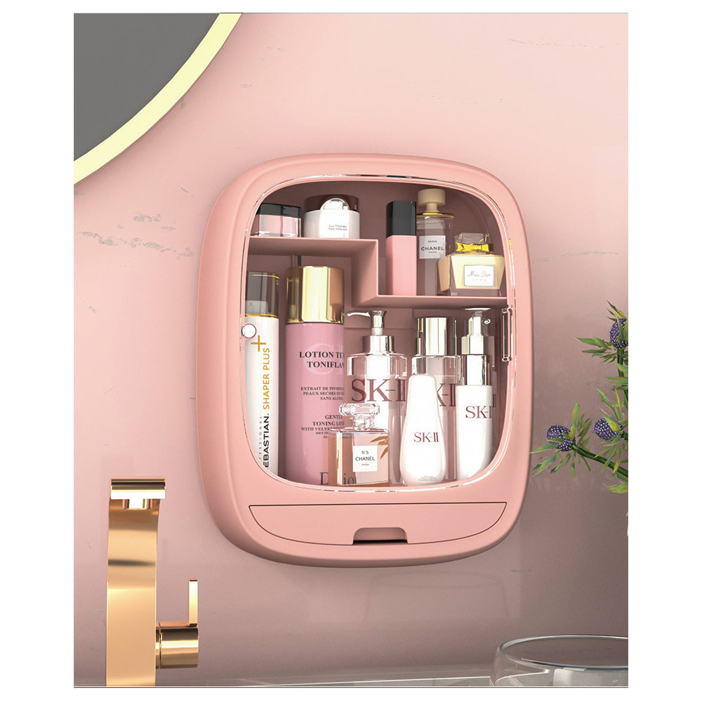 Wall-Mounted Makeup Storage Organizer