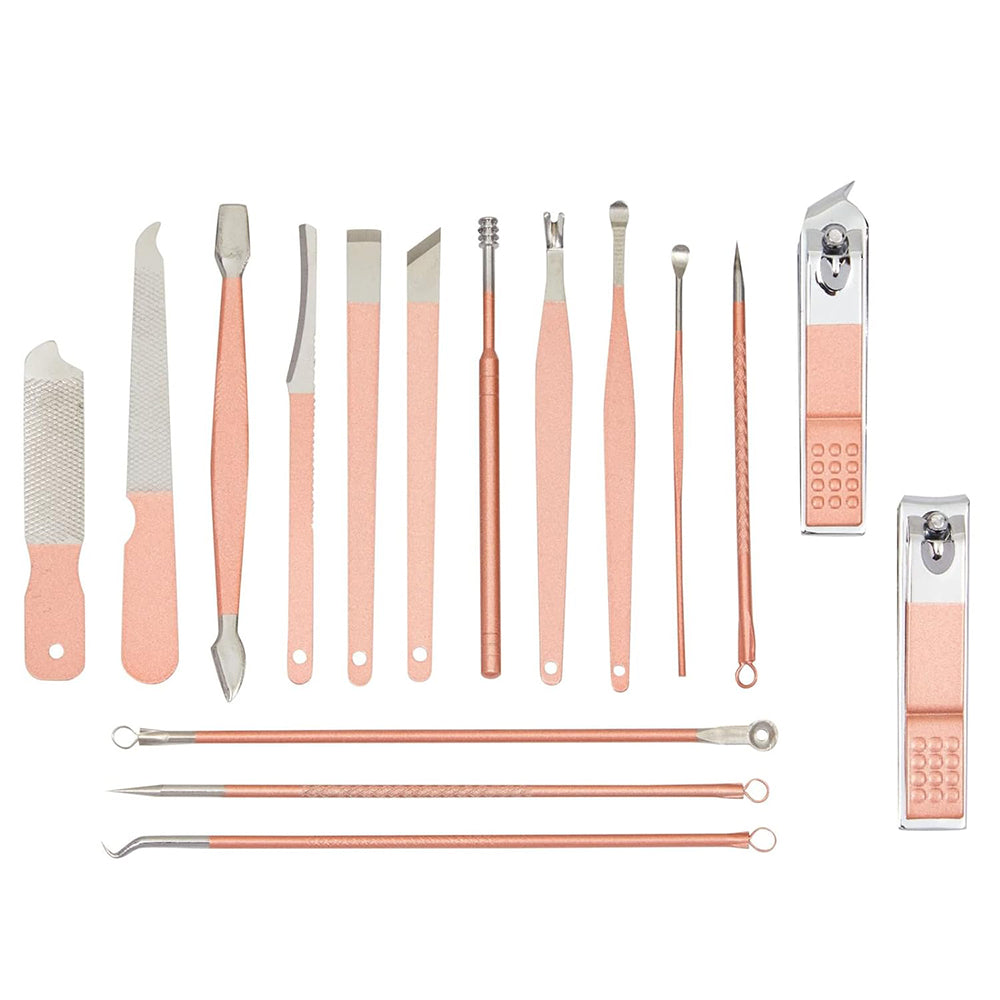 Portable Stainless Steel Nail Clippers Set