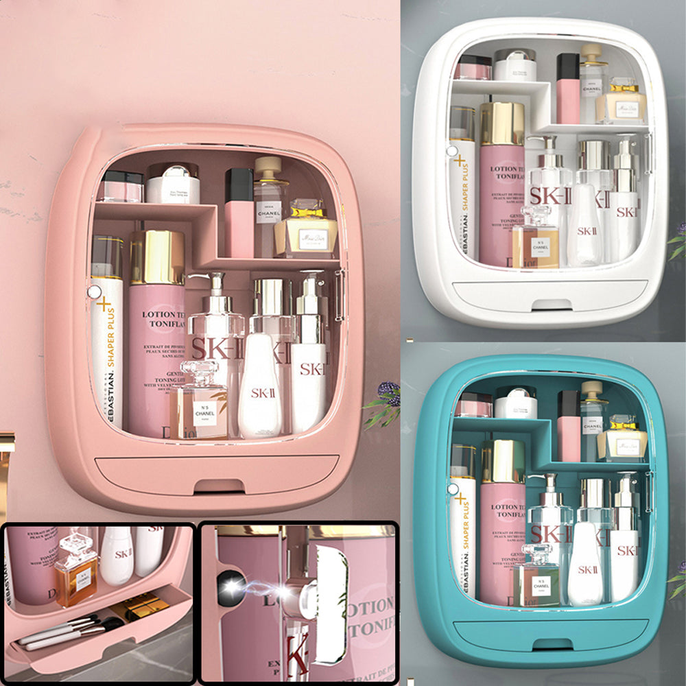 Wall-Mounted Makeup Storage Organizer